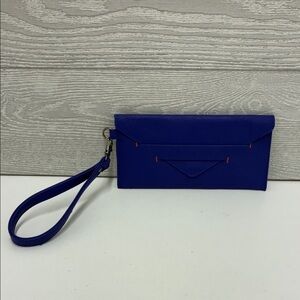 Vegan Leather Minimalist Clutch Wristlet